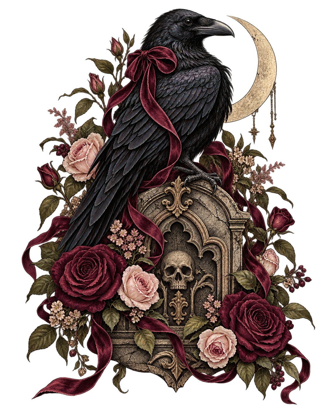 Soft Gothic & Dark Romance original artwork