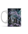 Haunted Manor mug with handle visible on the left