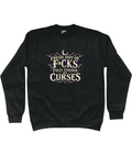 Fully Stocked on Curses sweatshirt — 28cm wide raised chest print